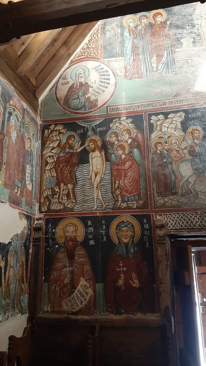 Fresky z kostela Archanděla Michaela